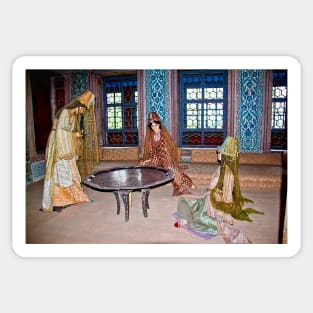 Turkey. Istanbul. Topkapi Palace. Harem. In the apartments of queen mother. Sticker